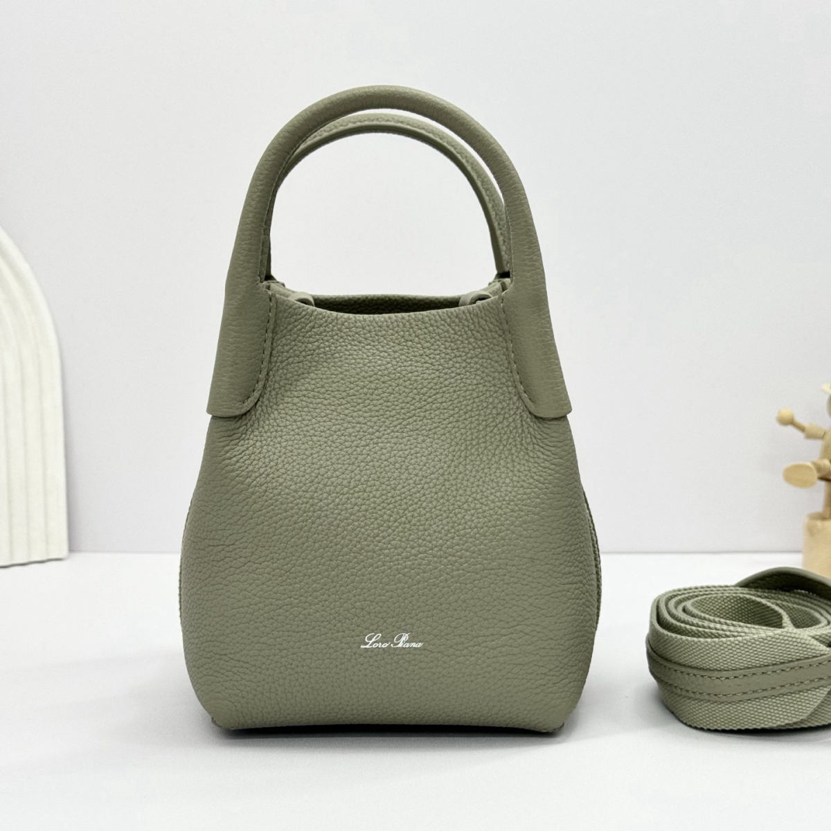 Loro piana Bale Mini Bucket Bag