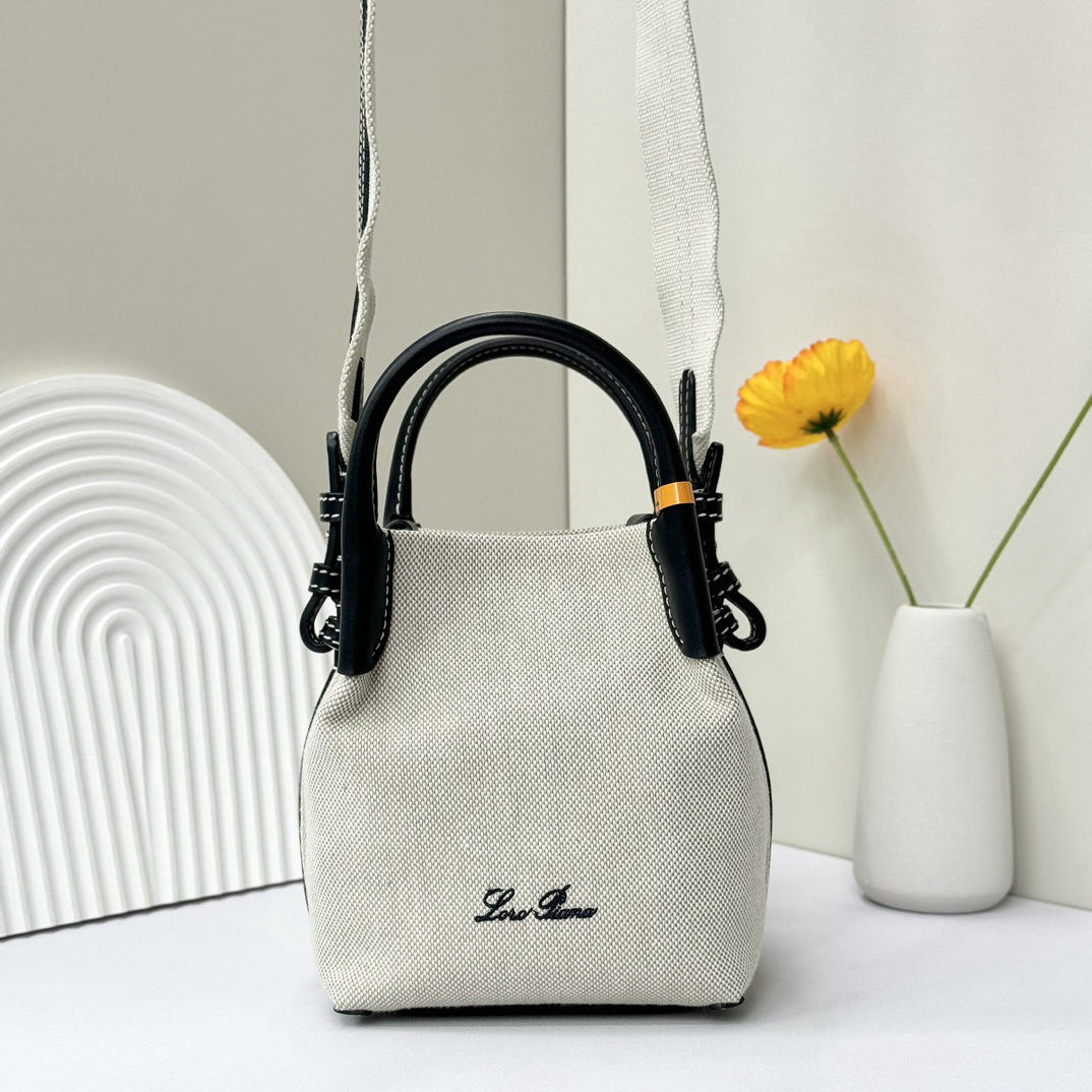 Loro piana Bale Mini Bucket Bag