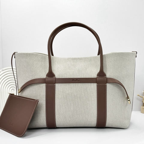 Loro piana Loro piana Ghiera Shopper Large Shopping Bag