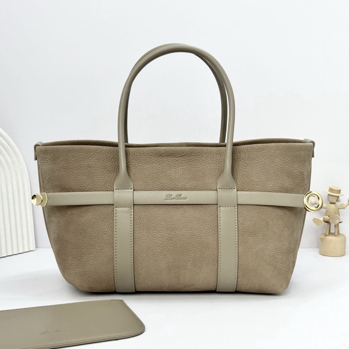 Loro piana Ghiera Shopper Small Shopping Bag