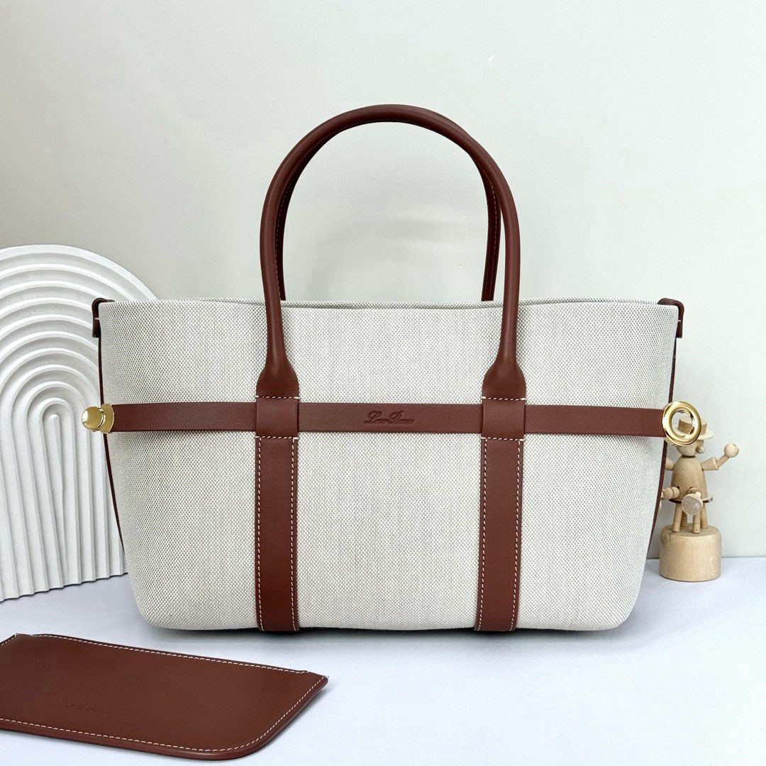 Loro piana Ghiera Shopper Small Shopping Bag