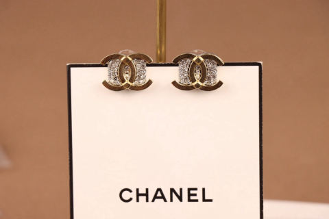 Chanel double C earrings
