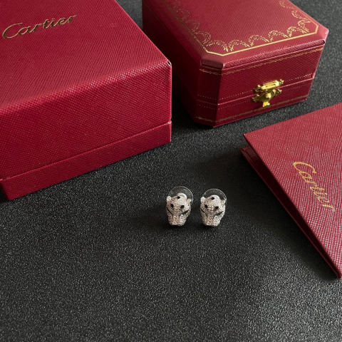 Platinum Cartier Panther Head