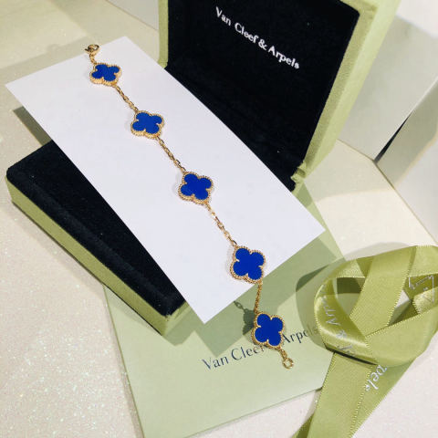 Van Cleef & Arpels Four-Leaf Clover Five-Flower Bracelet