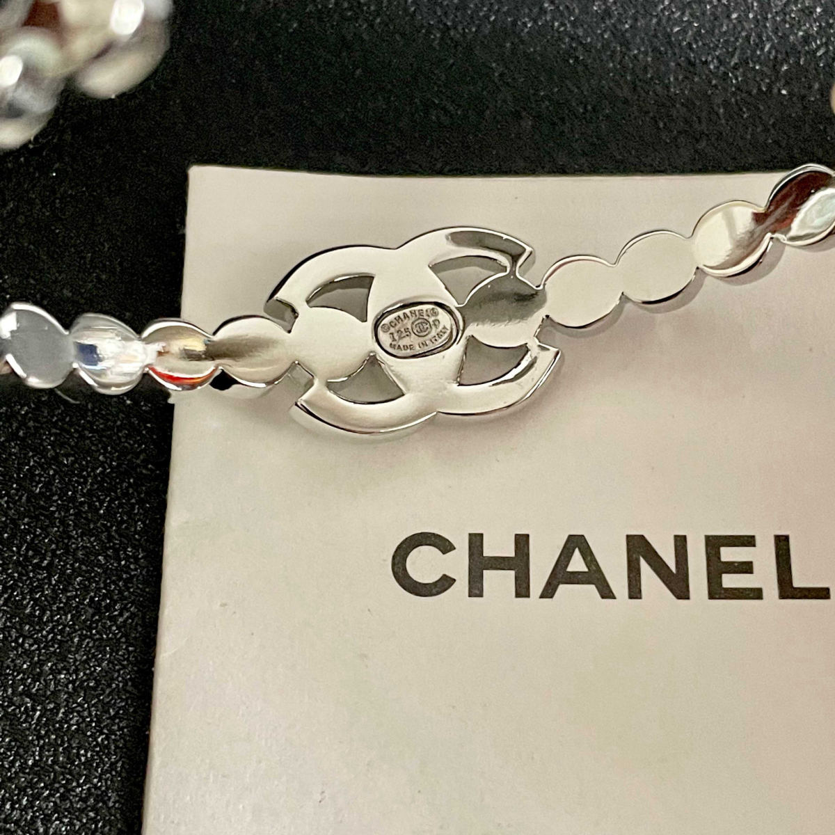 CHANEL double C letter bracelet