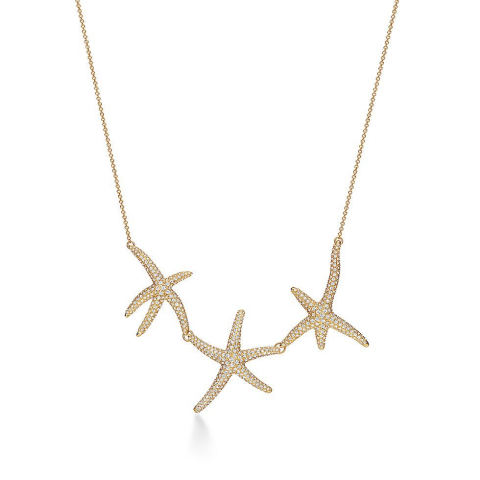 Tiffany necklace, starfish necklace