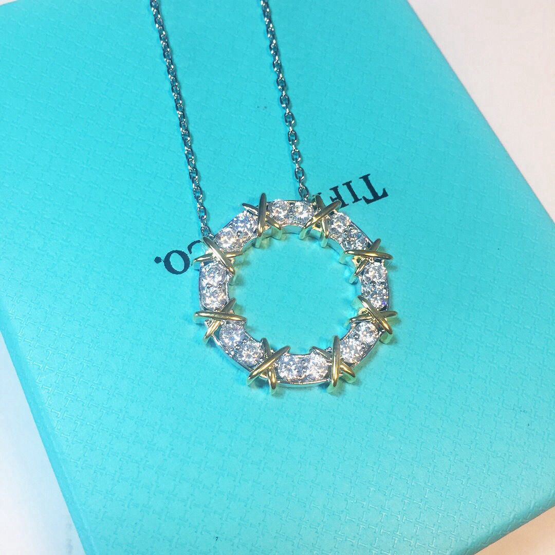 Tiffany bracelet necklace, classic style