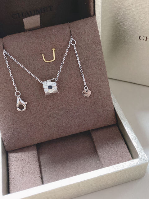 CHAUMET honeycomb necklace