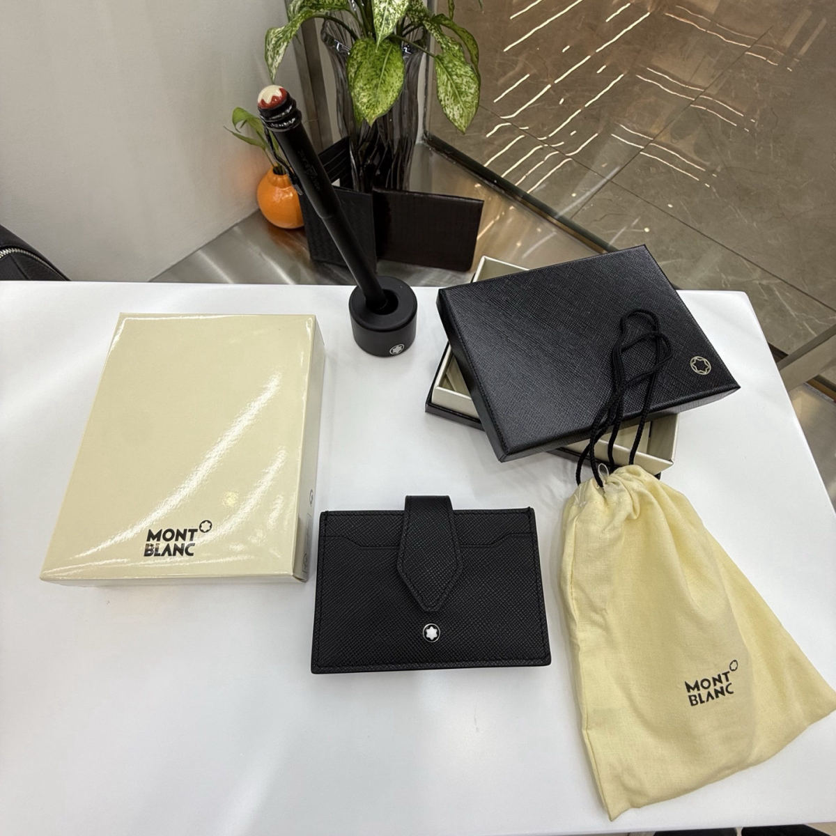 MONTBLANC Masterpiece Series 5-Card Snap Snap Card Holder