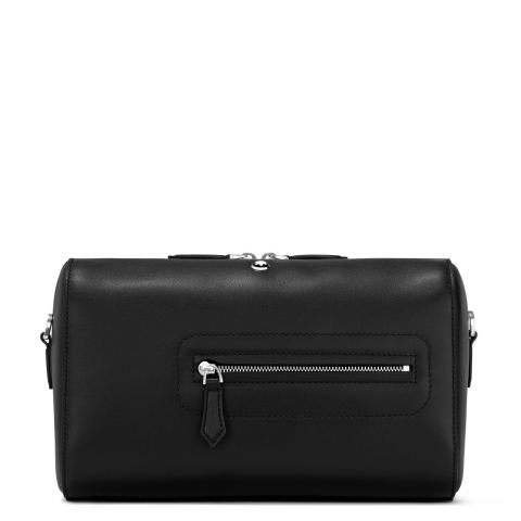 MONTBLANC Soft Leather Series 142 Mailbox Bag Classic Black