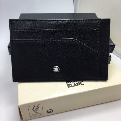 MONTBLANC Night Flight Series Ultra-thin Card Holder, Business Card Holder, Coin Purse