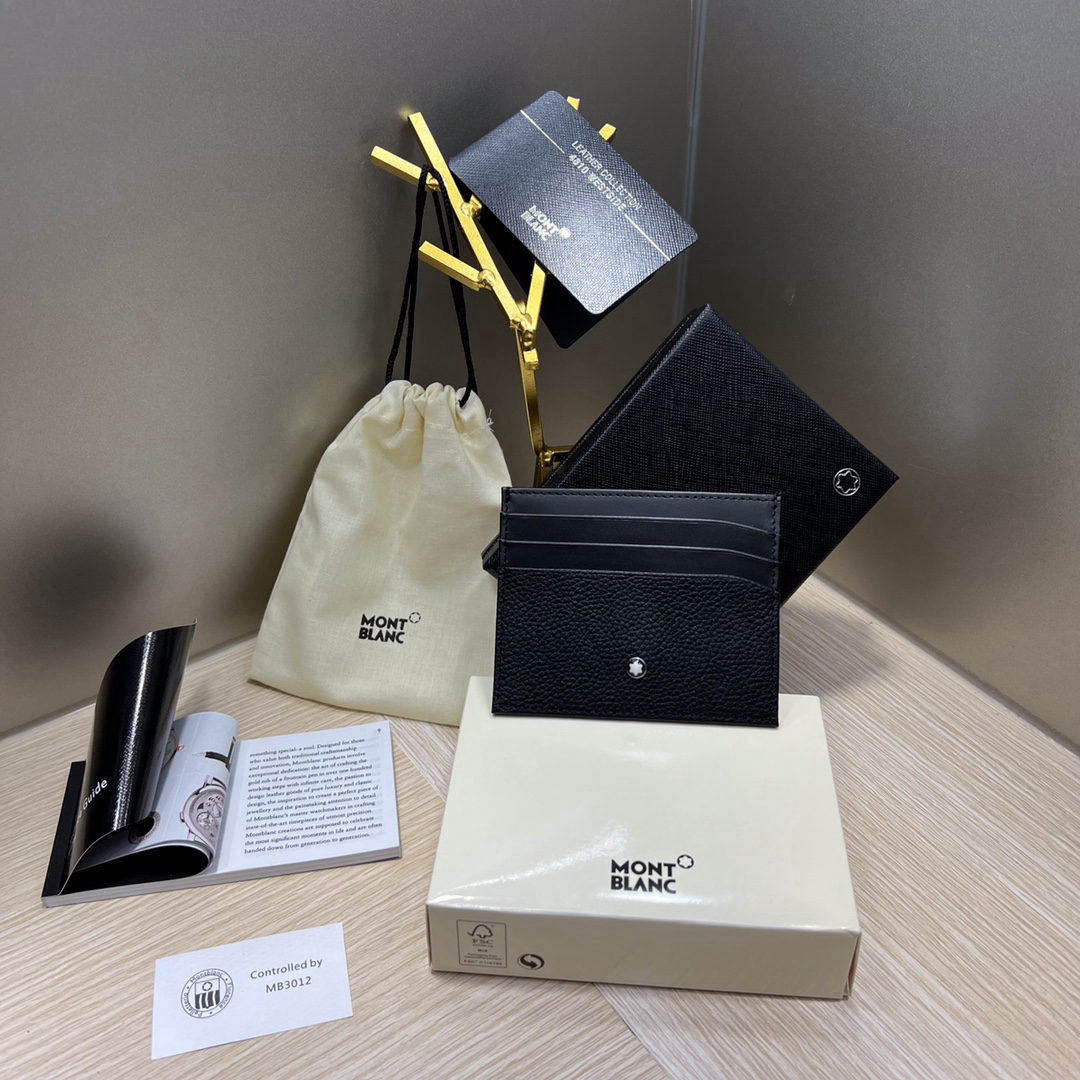 MONTBLANC Meisterstück Soft Grain Series 7-Card Slot Card Holder