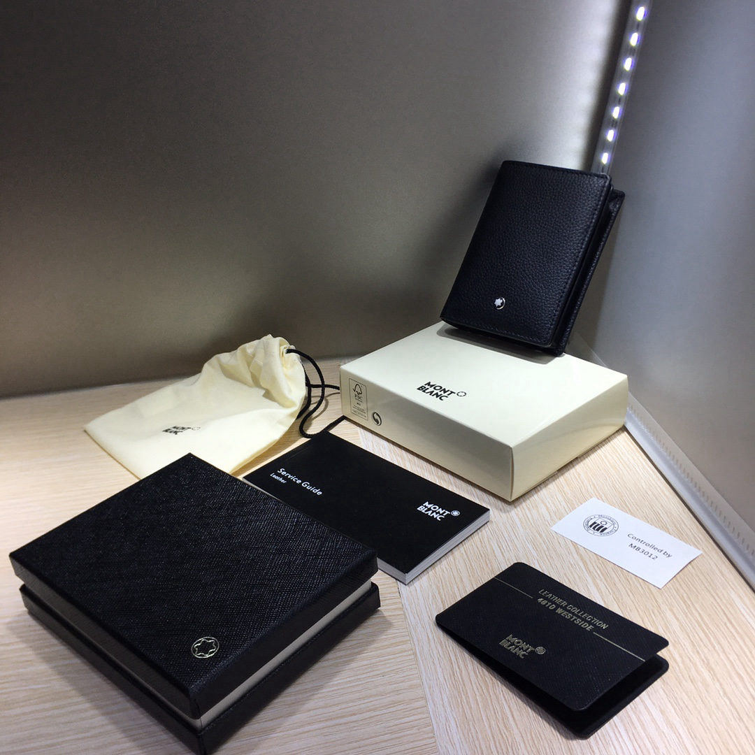 MONTBLANC Meisterstück Soft Grained Series Cash and Business Card Holder and Organizer