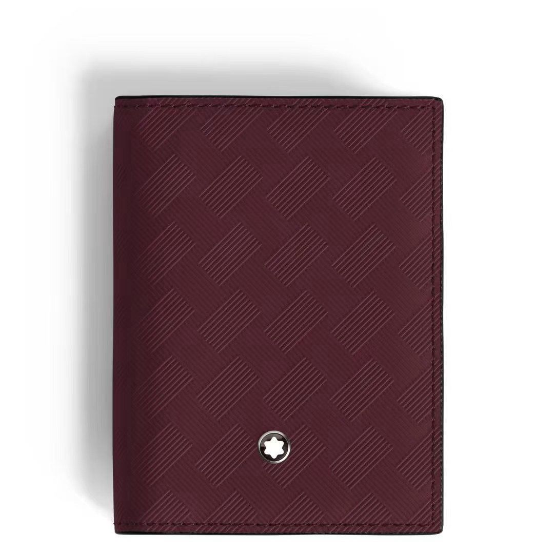 MONTBLANC 3.0 Series 4-Slot Card Holder in Bordeaux Red