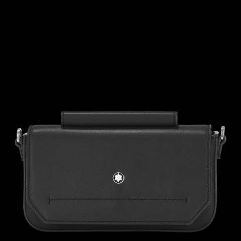 MONTBLANC Soft Leather Notebook Bag/Crossbody Bag