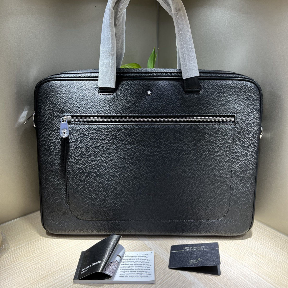 MONTBLANC Premium Soft Leather Grain Briefcase