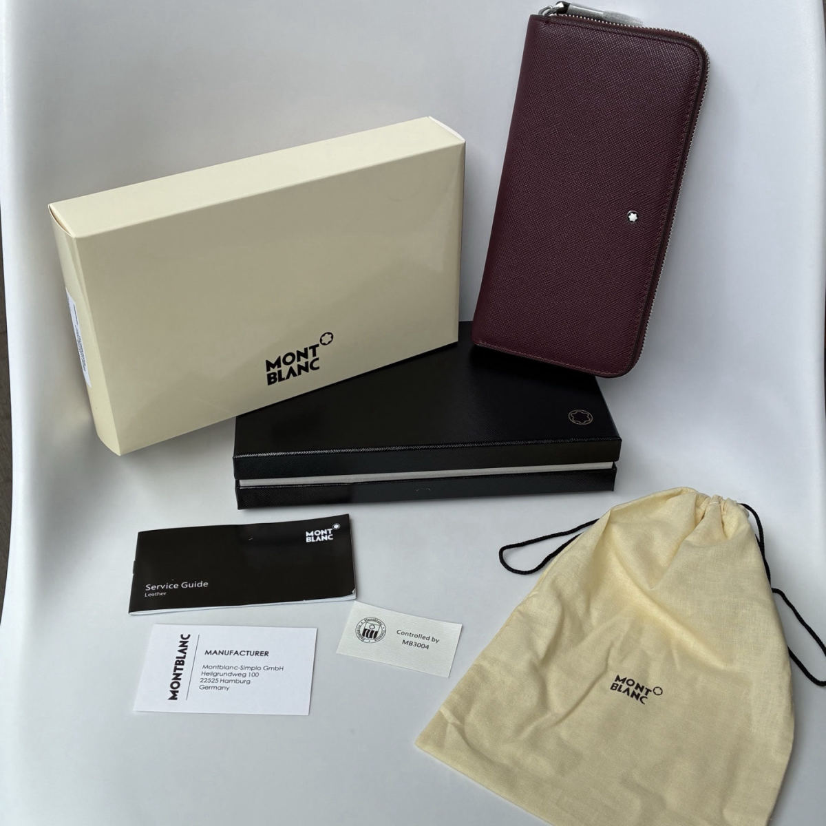 MONTBLANC Masterpiece Series 12-Card Slot Zipper Wallet