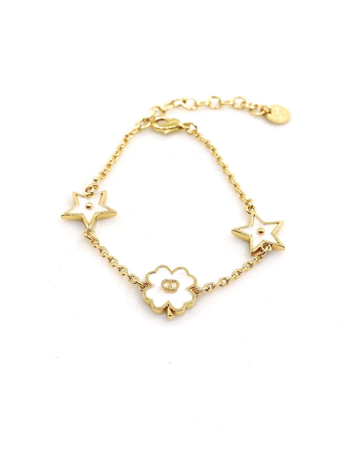 Dior four-leaf clover and five-pointed star bracelet