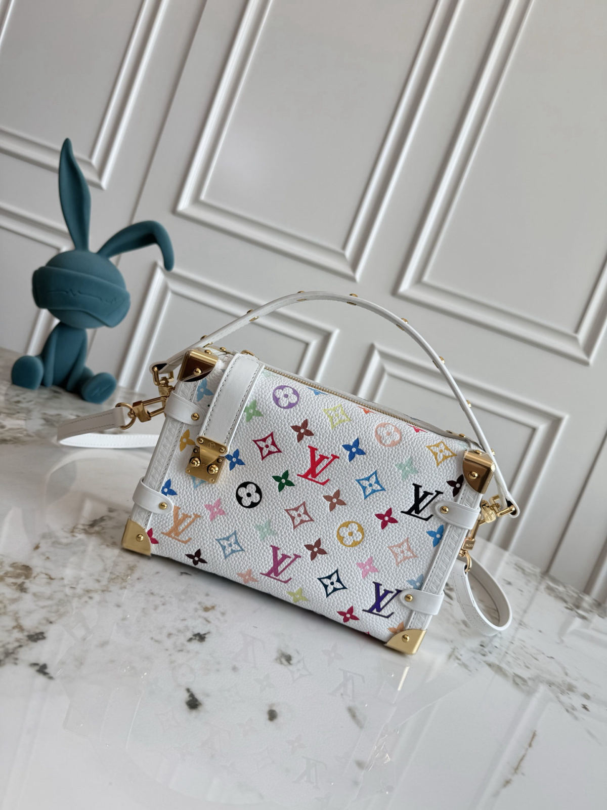 Side Trunk Medium Handbag