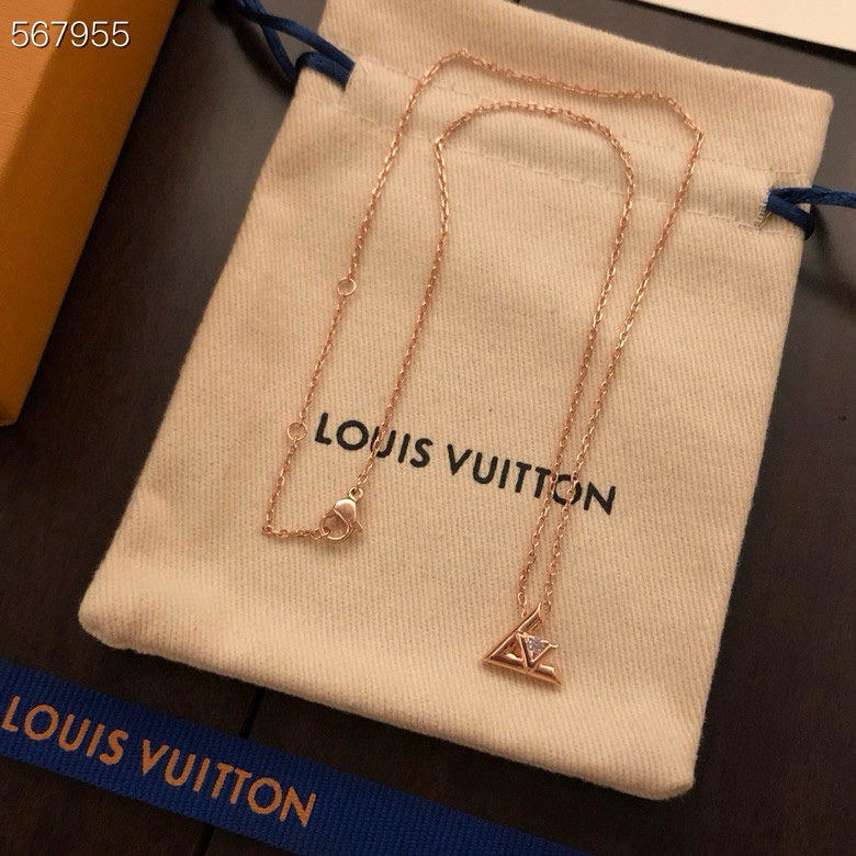 B BLOSSOM 18K Gold Shell Diamond Necklace LV Necklace