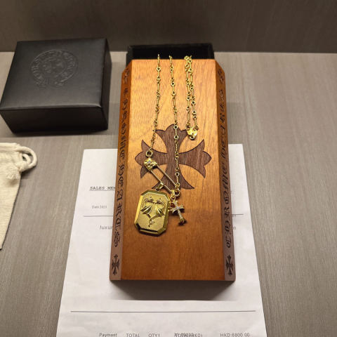 Chrome Hearts Golden Classic Necklace
