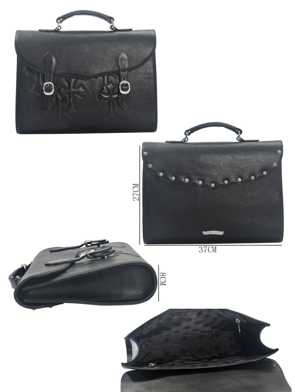 Chrome Hearts Cross Briefcase