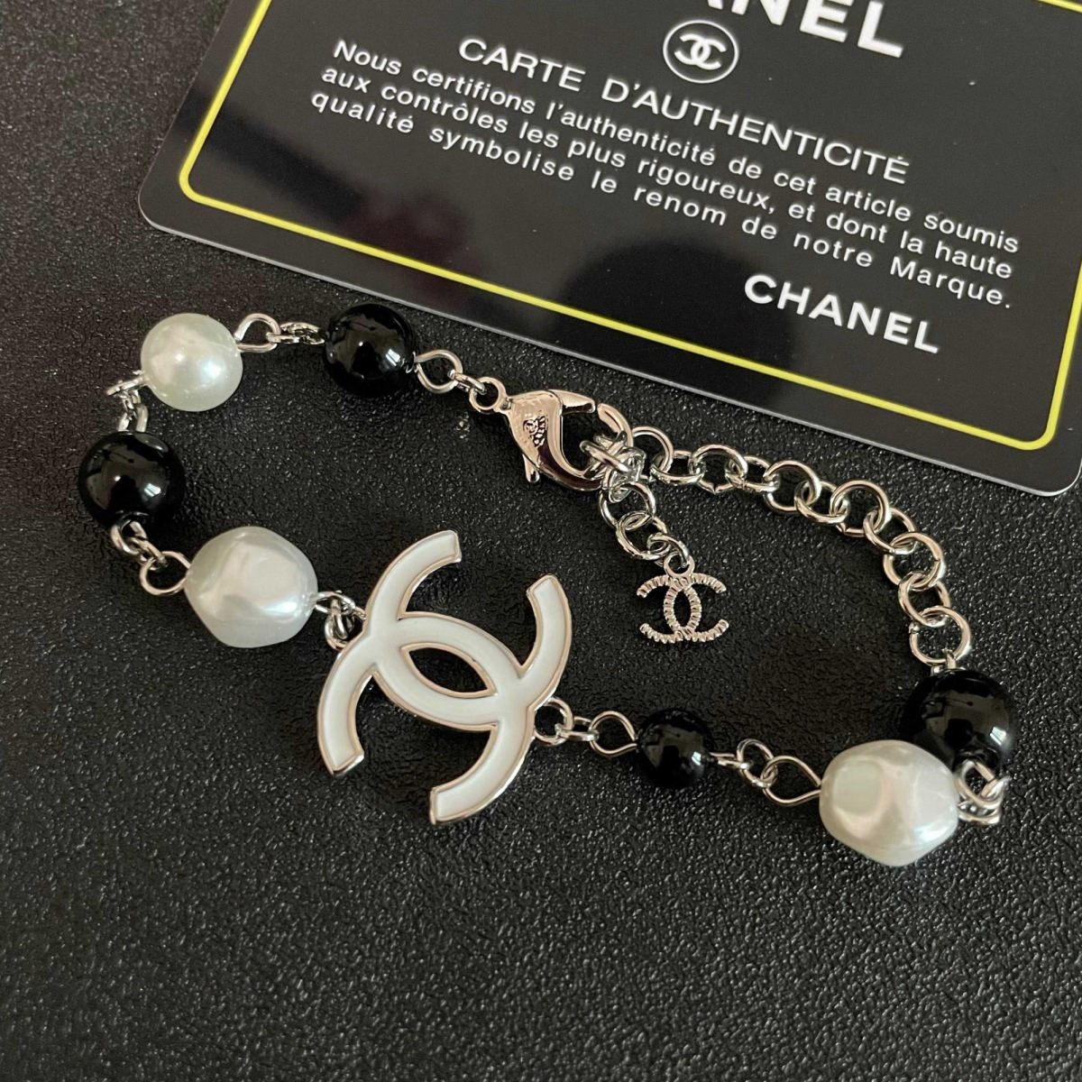 Chanel vintage letter bracelet