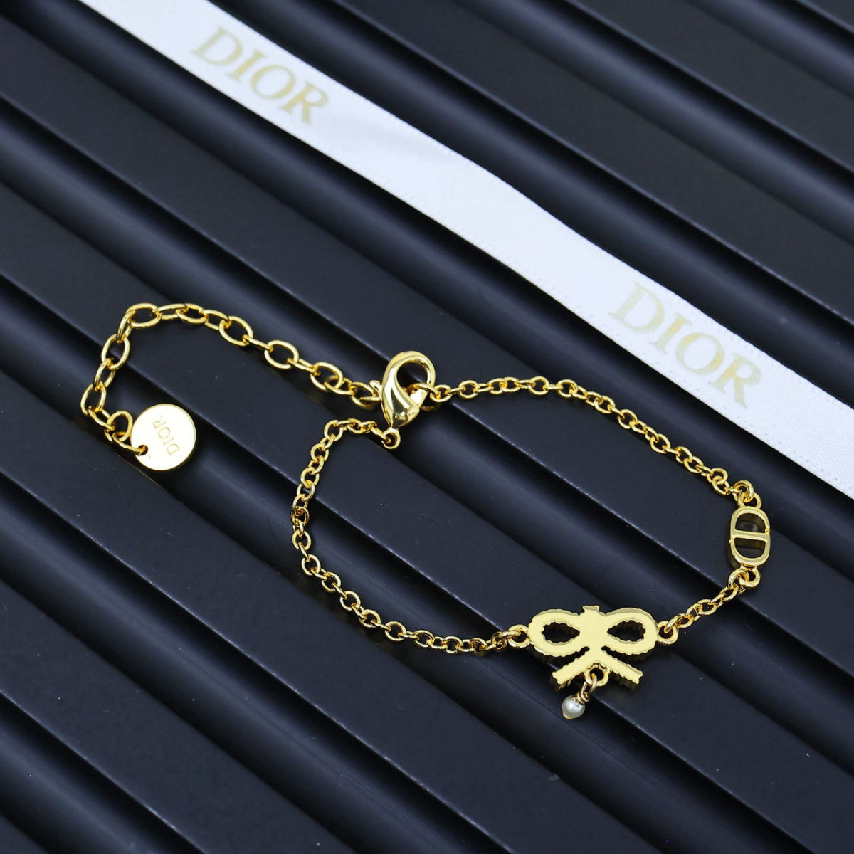 Dior bow bracelet