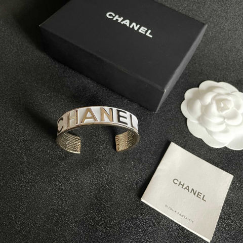 CHANEL double C letter bracelet