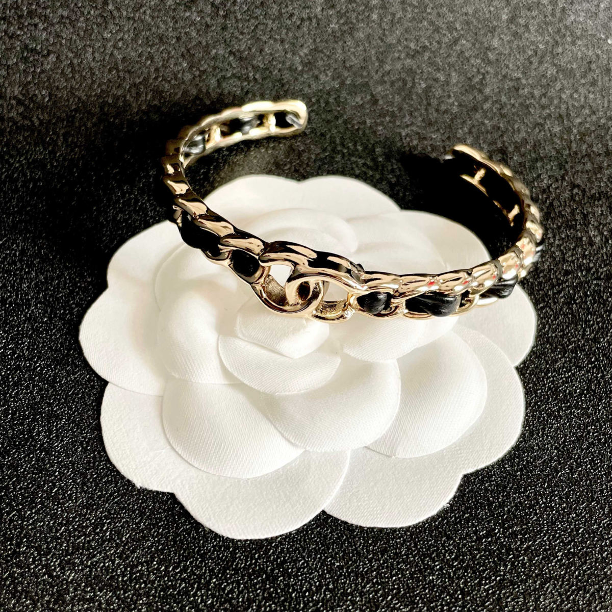 Chanel leather bracelet