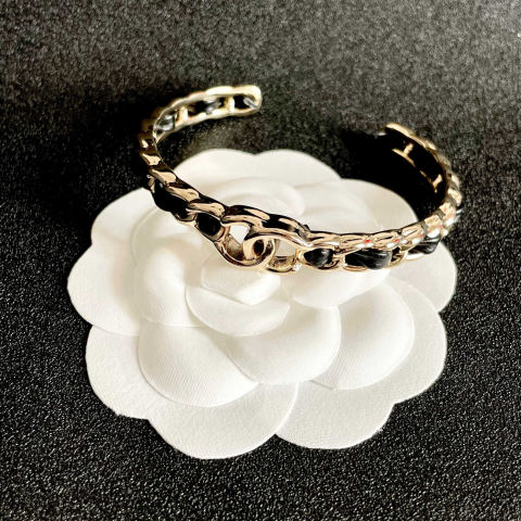 Chanel leather bracelet