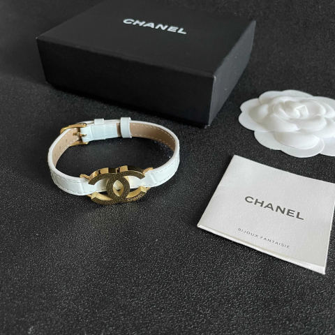 Chanel leather bracelet