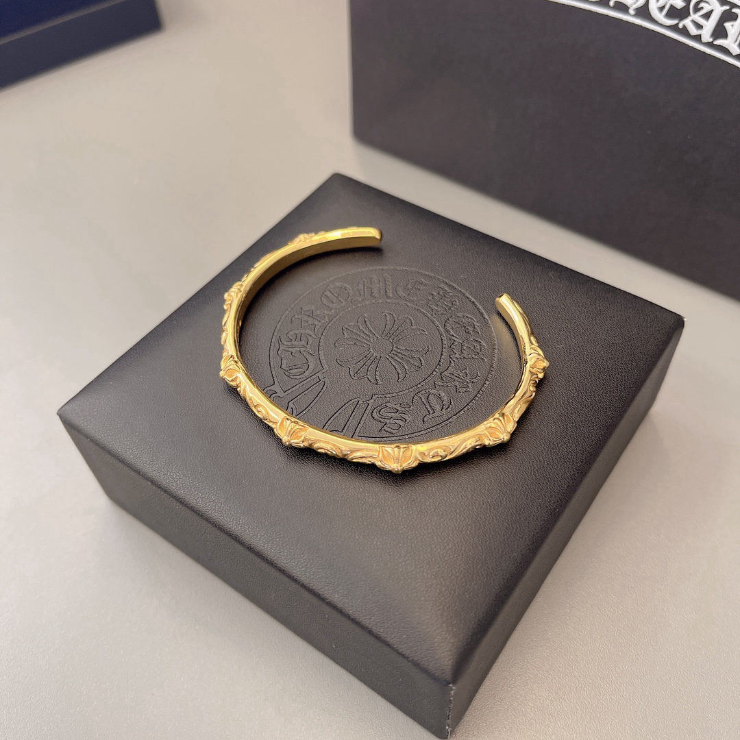 Chrome Hearts Exquisite Gold Bracelet