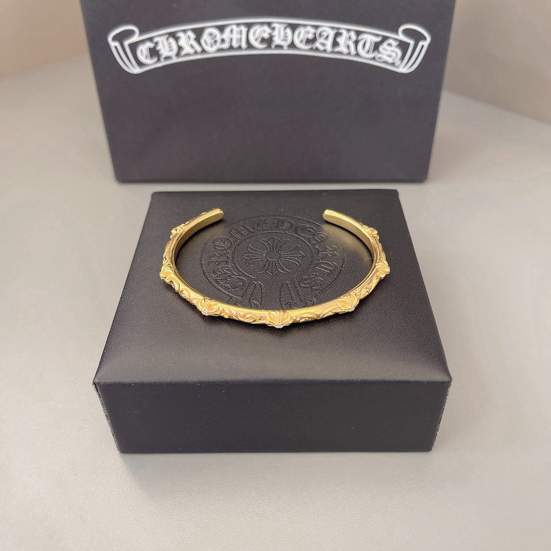 Chrome Hearts Exquisite Gold Bracelet
