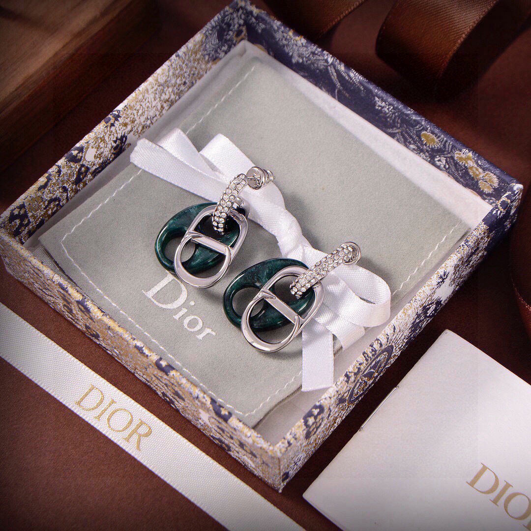 Dior CD Letter Earrings