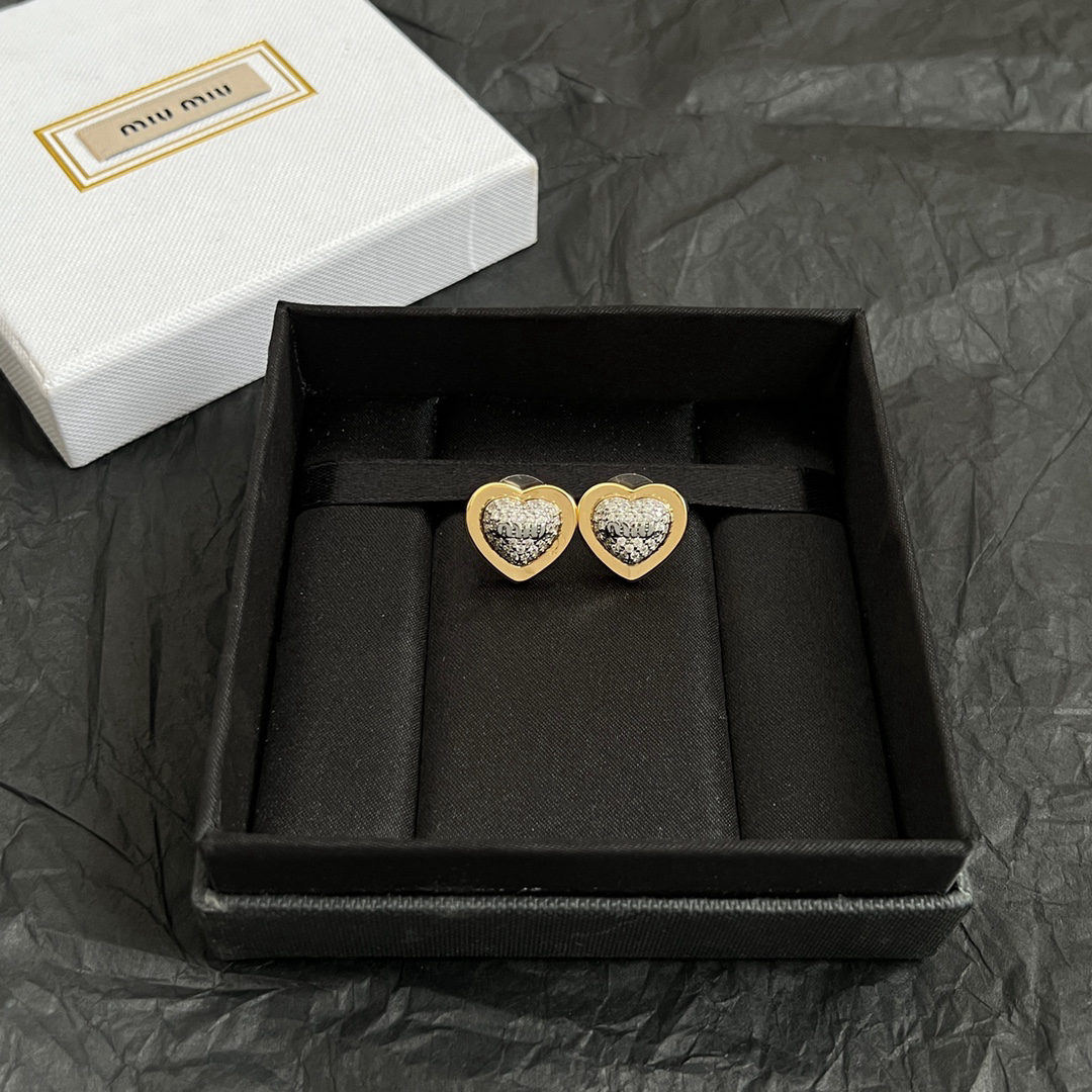 Miu Miu Zircon Earrings