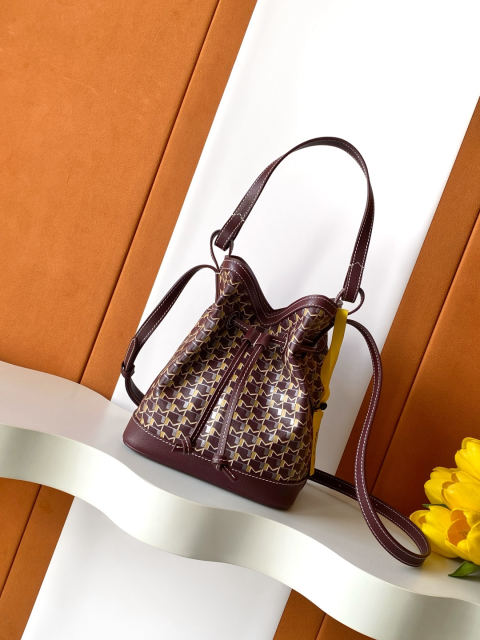 Moynat Canvas Bucket Bag