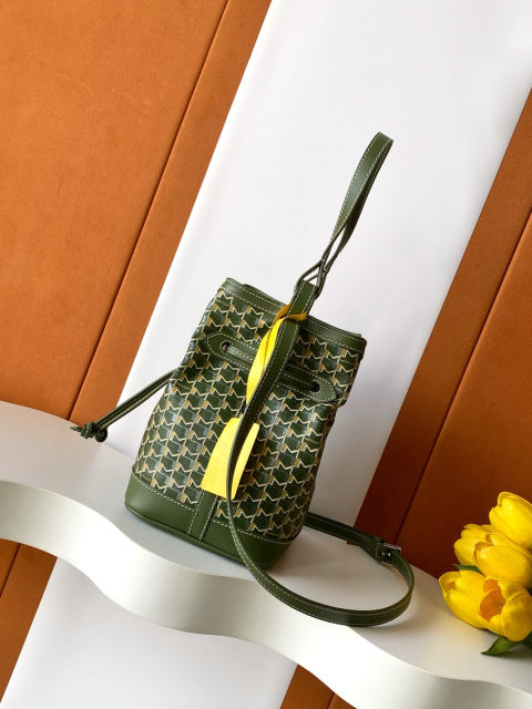 Moynat Canvas Bucket Bag
