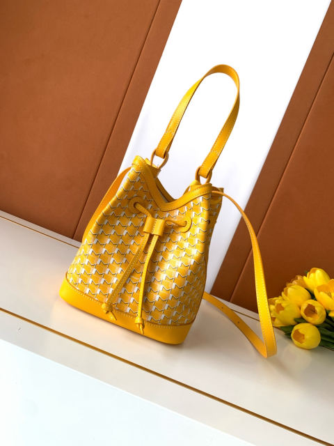 Moynat Canvas Bucket Bag