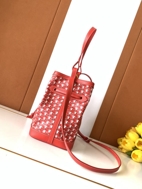 Moynat Canvas Bucket Bag