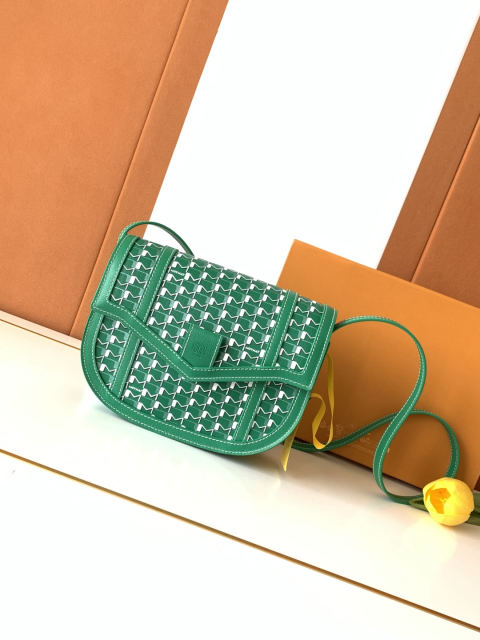 Moynat Canvas Saddle Bag