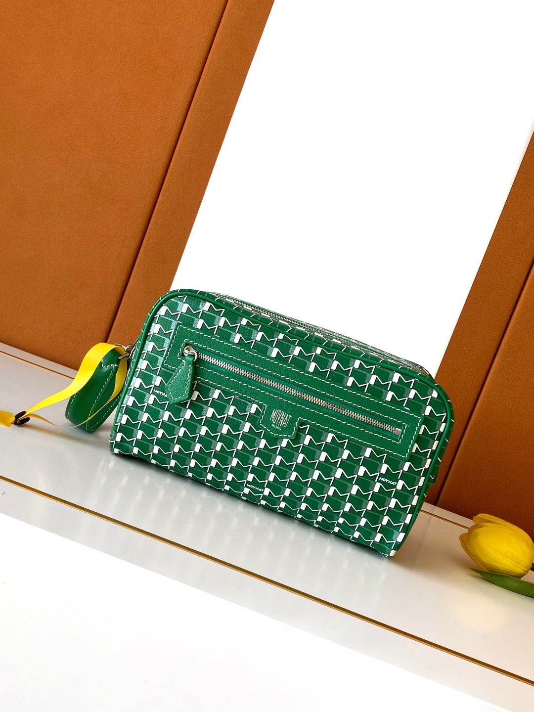 Moynat Canvas Toiletry Bag