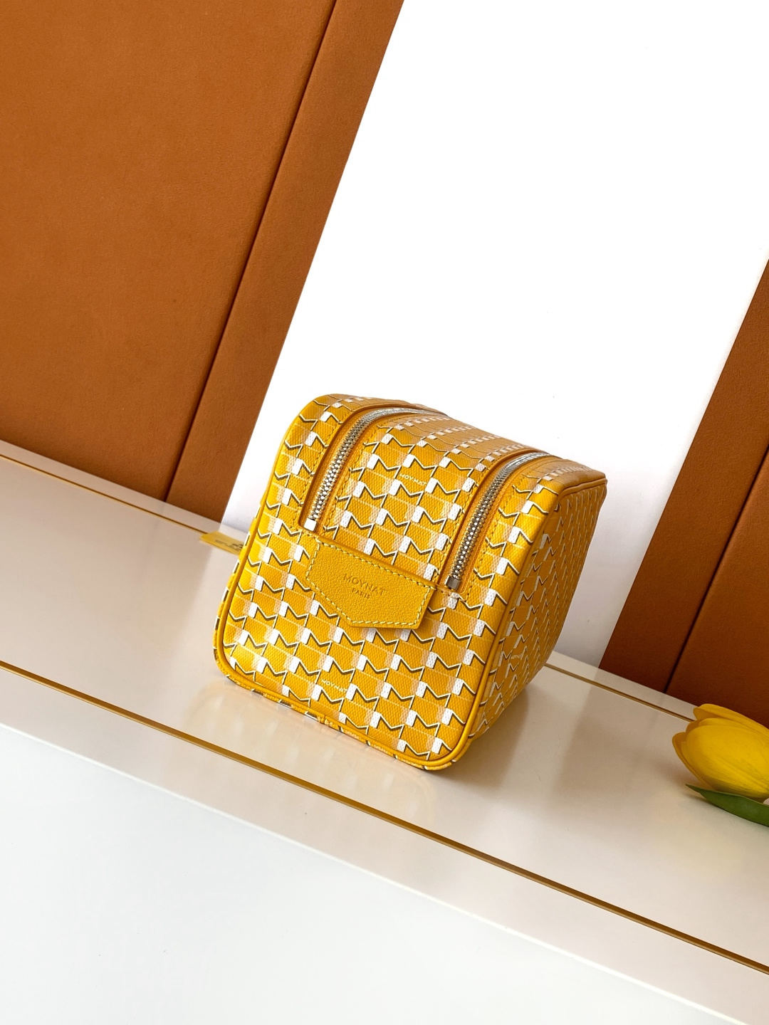 Moynat Canvas Toiletry Bag