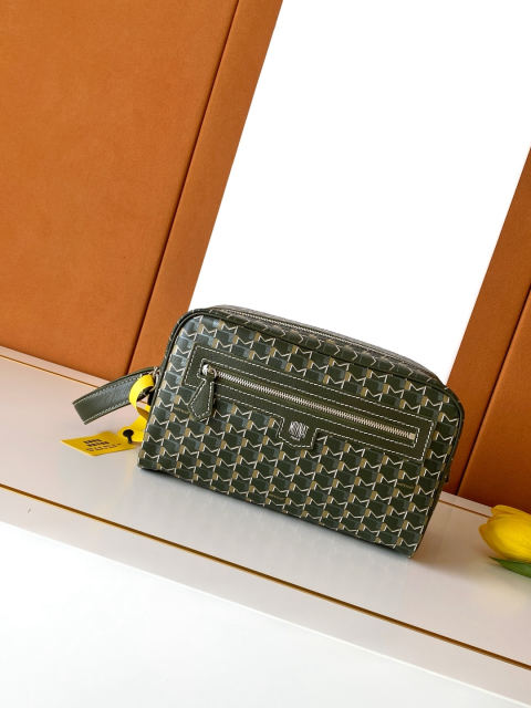 Moynat Canvas Toiletry Bag